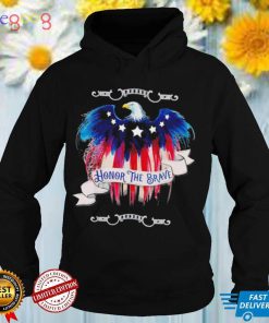 Veterans Day True Patriots Forces Honor the Brave Eagle American flag logo shirt