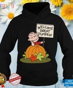 Charlie Brown Welcome Great Pumpkin Halloween Shirt