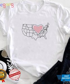 America’s Heartland map shirt