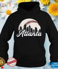 Atlanta Baseball Skyline, Atlanta Braves Cityscape T Shirt, Georgia Shirt