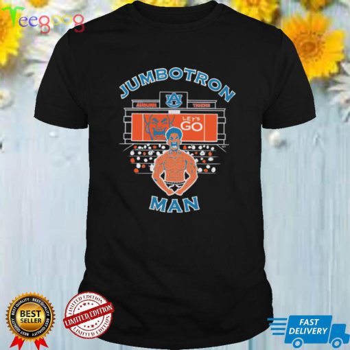 Auburn Tigers Jumbotron Man the Dylan Cardwell let’s go shirt
