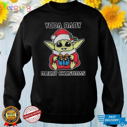 Baby Yoda Merry Star Wars Baby For Kids Christmas shirt