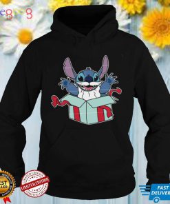 Box Tree Santa Hat Present Holiday Stitch Christmas Sweatshirt
