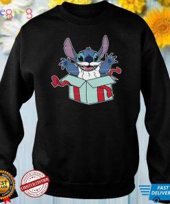 Box Tree Santa Hat Present Holiday Stitch Christmas Sweatshirt