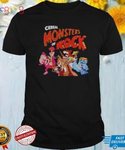 Cereal monsters rock shirt