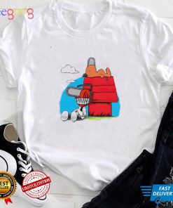 Chainsaw Man X Snoopy and Charlie Brown shirt
