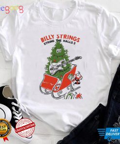 Christmas billy strings string the halls 2 shirt