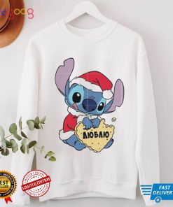 Cutedesign Santa Hat Present Holiday Stitch Christmas Unisesx T Shirt