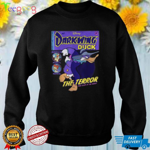 Darkwing Duck Comic Cover Donald Duck Big Face Graphic Disney Sweatshirt