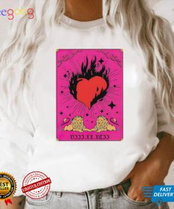 Demi Lovato burning heart and lions Tarot card shirt