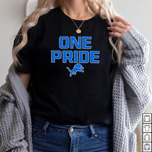 Detroit Lions One Pride logo 2022 shirt