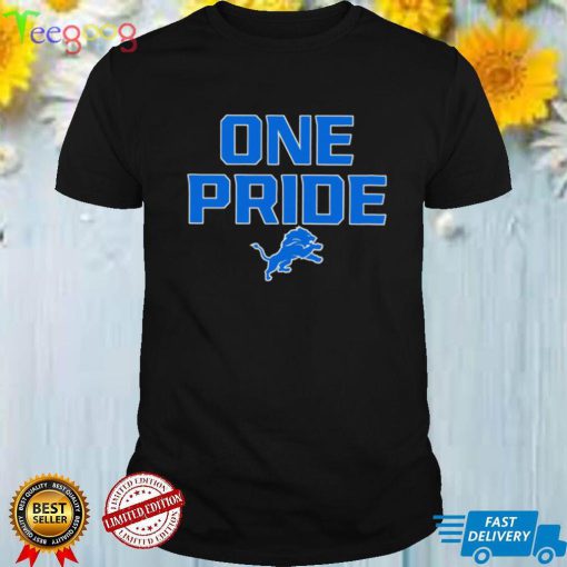 Detroit Lions One Pride logo 2022 shirt