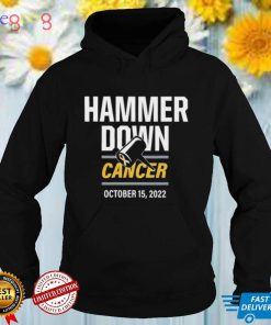 Hammer Down Cancer Purdue Boilermakers 2022 Shirt