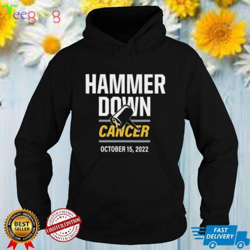 Hammer Down Cancer Purdue Boilermakers 2022 Shirt
