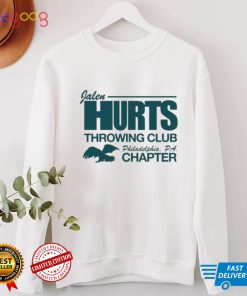 Jalen Hurts Throwing Club Philadelphia Chapter Shirt