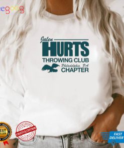 Jalen Hurts Throwing Club Philadelphia Chapter Shirt