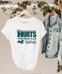 Jalen Hurts Throwing Club Philadelphia Chapter Shirt