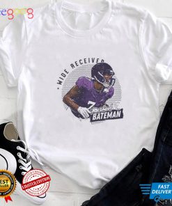 Rashod Bateman Baltimore Ravens Dots Wide Receiver shirt