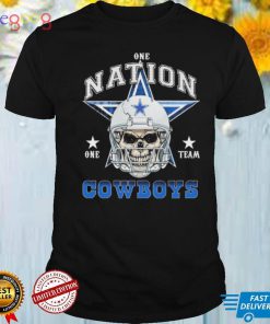 Skull Dallas Cowboys One Nation One Team Cowboys Shirt