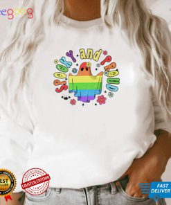 Spooky and Proud Halloween ghost LGBT Gay Pride 2022 shirt
