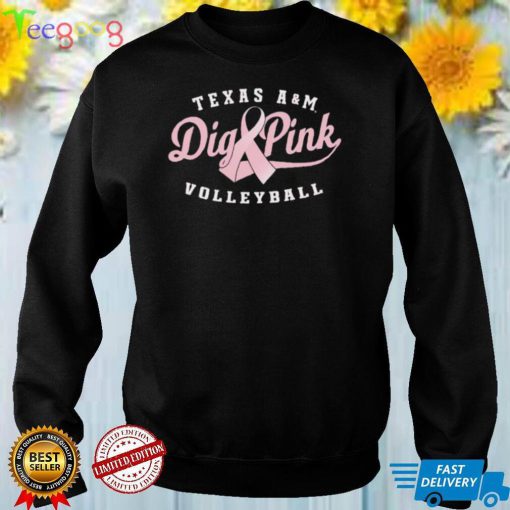 Texas A&M Aggies Dig Pink Breast Cancer Volleyball shirt