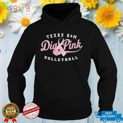 Texas A&M Aggies Dig Pink Breast Cancer Volleyball shirt
