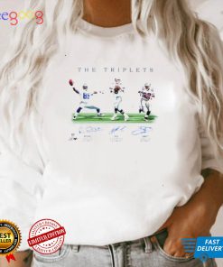 The Triplets Dallas Cowboys Michael Irvin Troy Aikman Emmitt Smith signatures art shirt