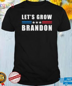 Let’s Grow Brandon Funny Dank Brandon Biden Marijuana Weed T Shirt