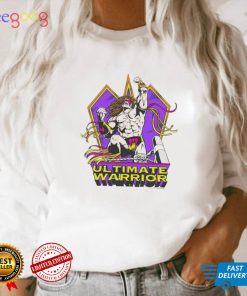 WWE Illustrated Ultimate Warrior logo shirt