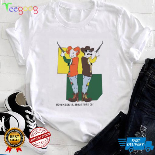 Wyoming Cowboys vs Colorado State Rams mascot Boot 2022 shirt