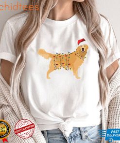 Golden Retriever Christmas Dog Lover Gift T Shirt