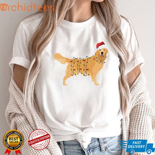 Golden Retriever Christmas Dog Lover Gift T Shirt