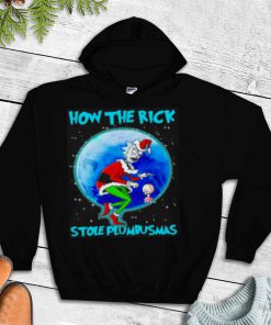How The Rick Stole Plumbusmas Wear Pajama Christmas Santa T Shirt