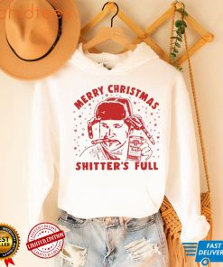 Shitters Full Funny Merry Christmas T Shirt