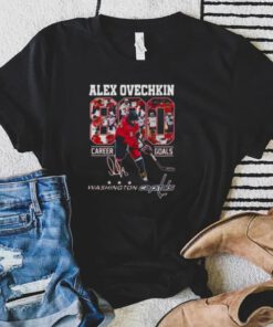 Alex Ovechkin Washington Capitals 800 Career Goals Signature T Shirt