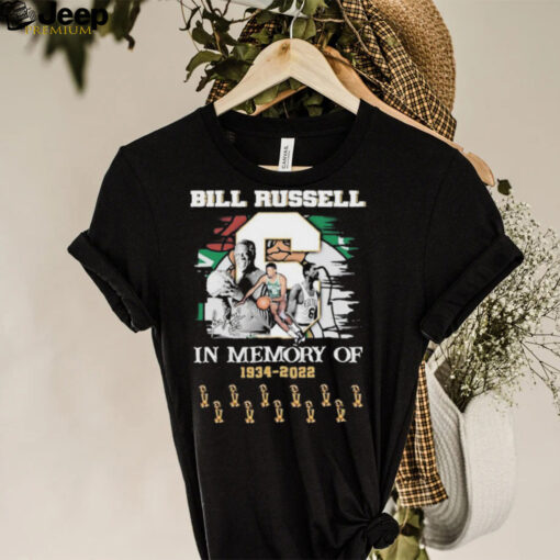 Bill Runssell In Memory Of 1934 2022 Cup Shirt