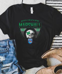 Bookstore Ncaa Official 2022 Marshall Myrtle Beach Bowl Bound shirt