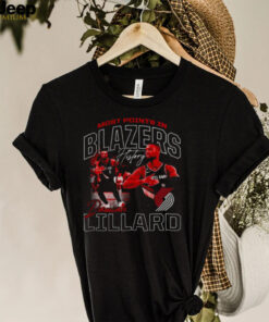 Damian Lillard Portland Trail Blazers Franchise All Time Scoring Leader shirt