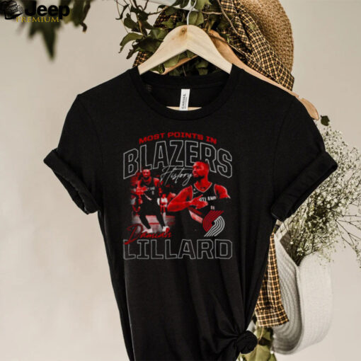 Damian Lillard Portland Trail Blazers Franchise All Time Scoring Leader shirt