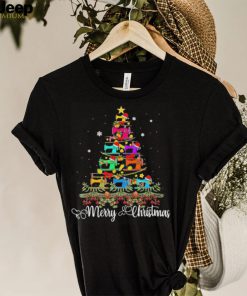 Merry Christmas sewing machine Christmas tree sweater