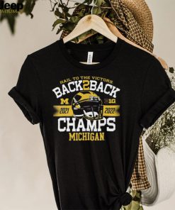 Michigan Hail To The Victors Back To Back Big Ten Championship 2022 Shirt Michigan Football Gifts