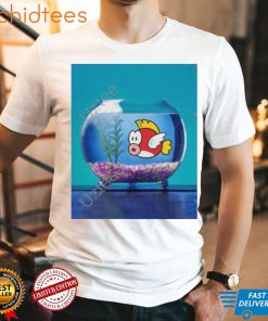 Nintendo Mario cheep cheep fish bowl t shirt