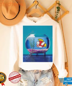 Nintendo Mario cheep cheep fish bowl t shirt