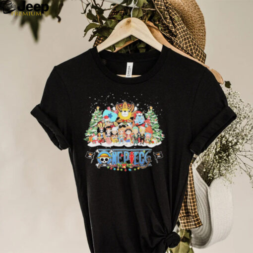 One Piece Chibi Snow Light Christmas Shirt