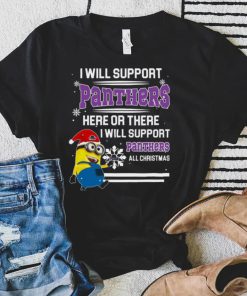 Prairie View AM Panthers Minion Support Here Or There All Christmas Sweatshirt
