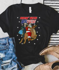 Ridin’ With Biden Christmas Joe Biden Santa Democratic Party shirt