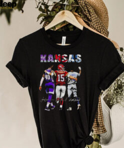 Sacramento Kings Harrison Barnes Kansas City Chiefs Patrick Mahomes Kansas City Royals Signatures shirt