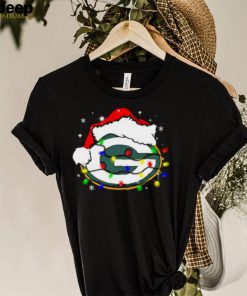 Santa Green Bay Packers Logo Lights Christmas shirt