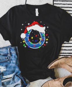 Santa Indianapolis Colts Logo Lights Christmas shirt