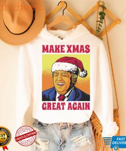 Santa Trump laugh Make Xmas great again t shirt